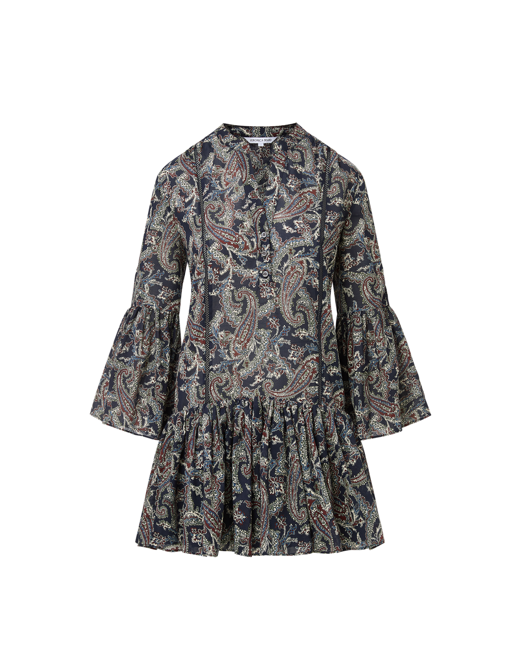Novessa Paisley Mini Dress - Image 6