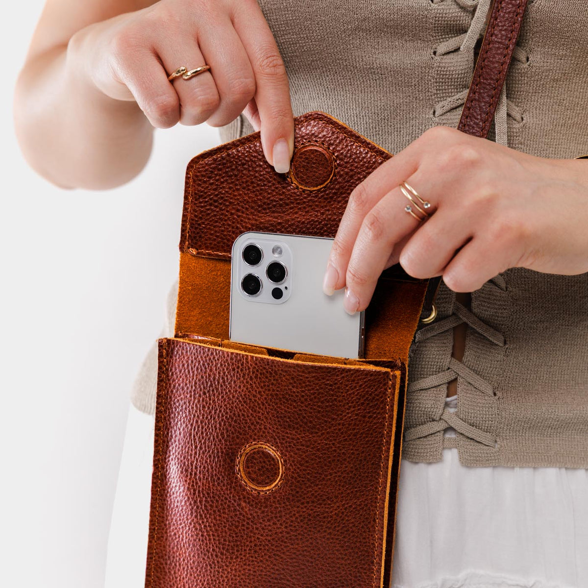 'Almost Perfect' Parker Phone Bag - Image 64