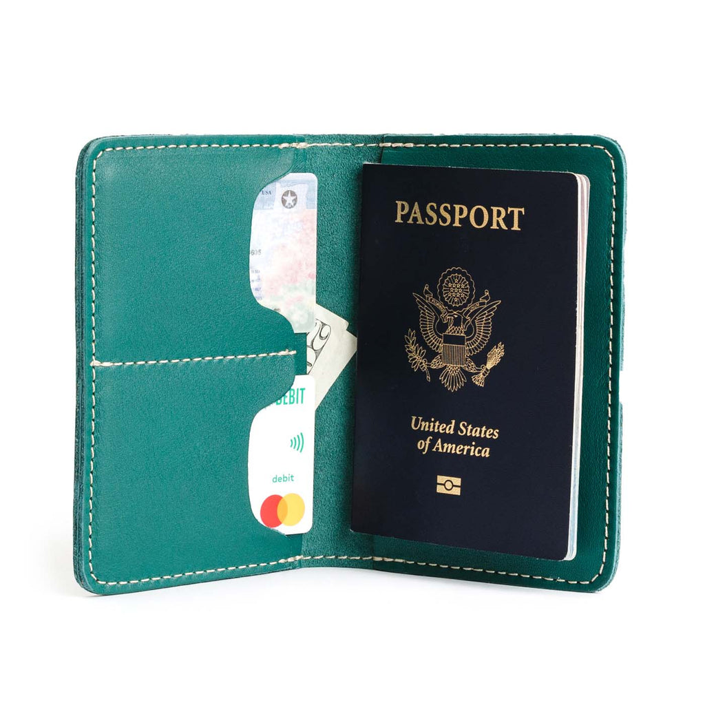 'Almost Perfect' Leather Modern Passport Holder - Image 84
