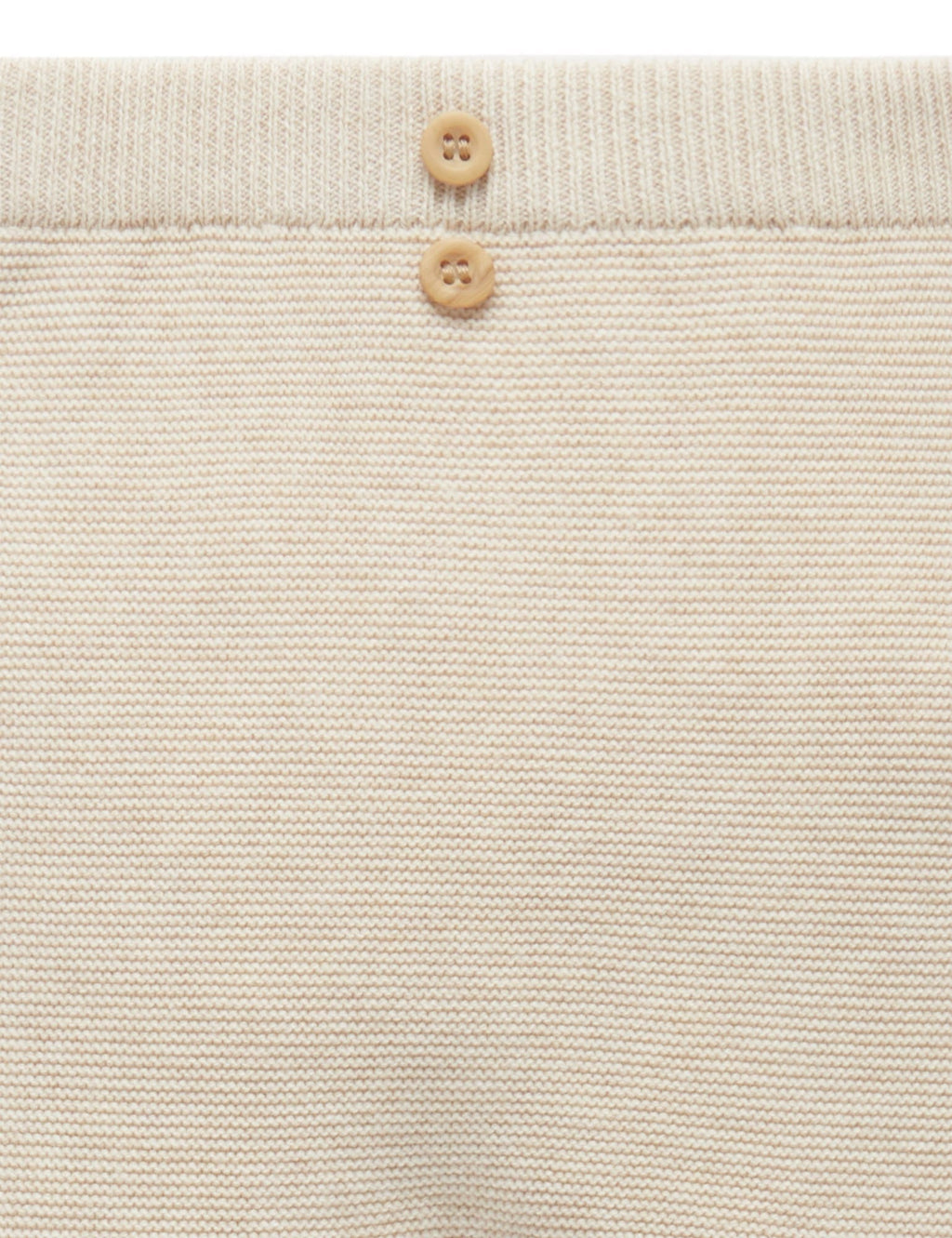 Purebaby Textured Leggings - Wheat Melange, NB - Image 3