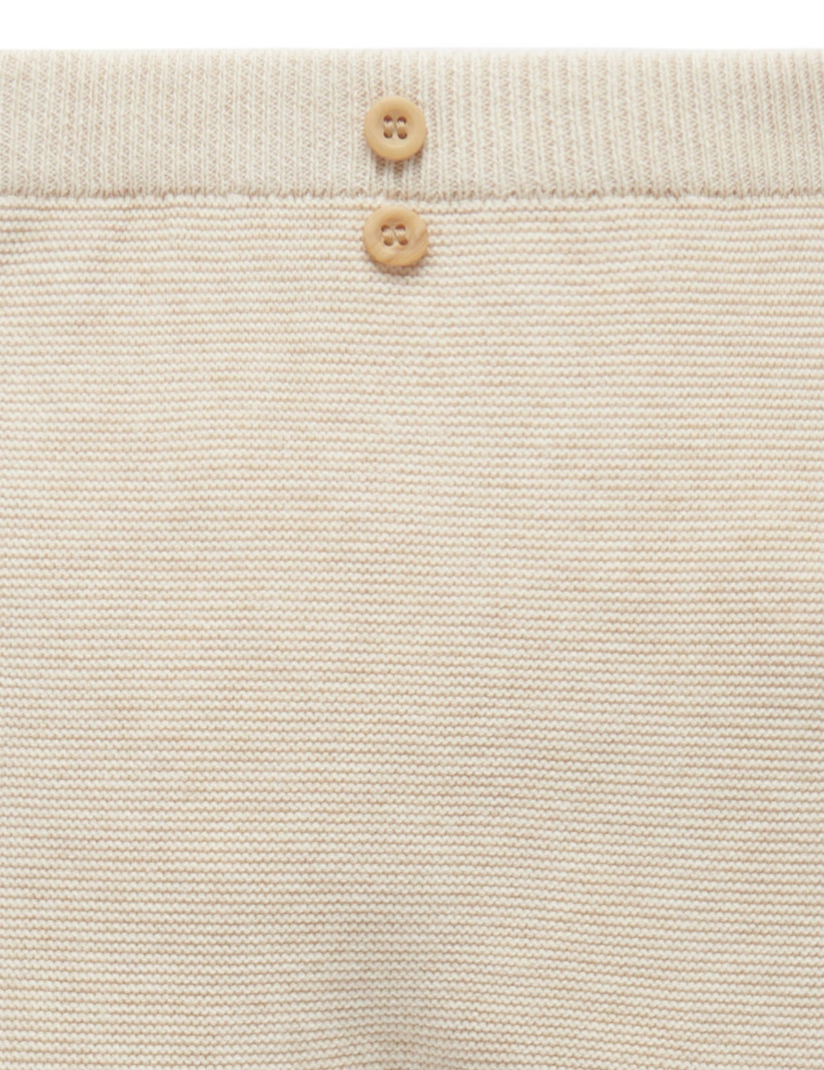 Purebaby Textured Leggings - Wheat Melange, NB - Image 3