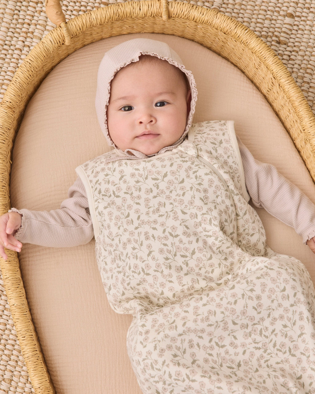 Quincy Mae Jersey Sleep Bag - Floret, 0-6M - Image 5