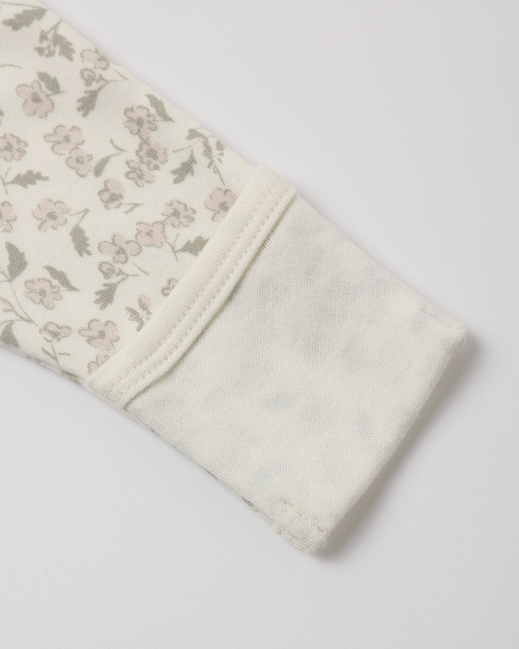 Quincy Mae Side Snap Bodysuit + Pant Set - Floret, NB - Image 4