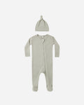 Quincy Mae Waffle Sleep Set - Laurel, 0-3M