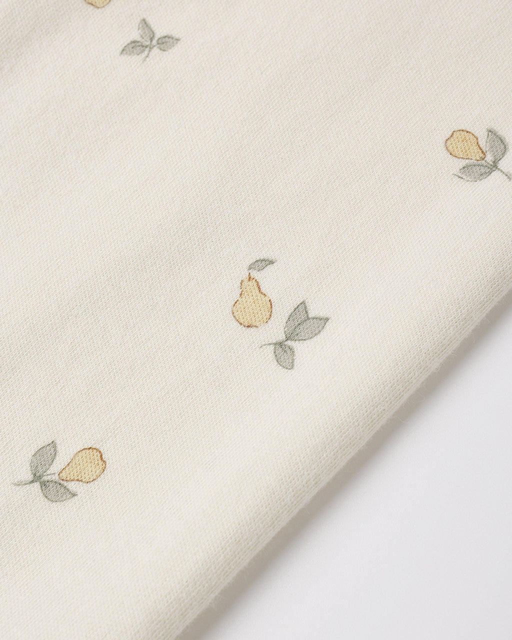 Quincy Mae Zip Long Sleeve Sleeper Footie - Pears, 0-3M - Image 2