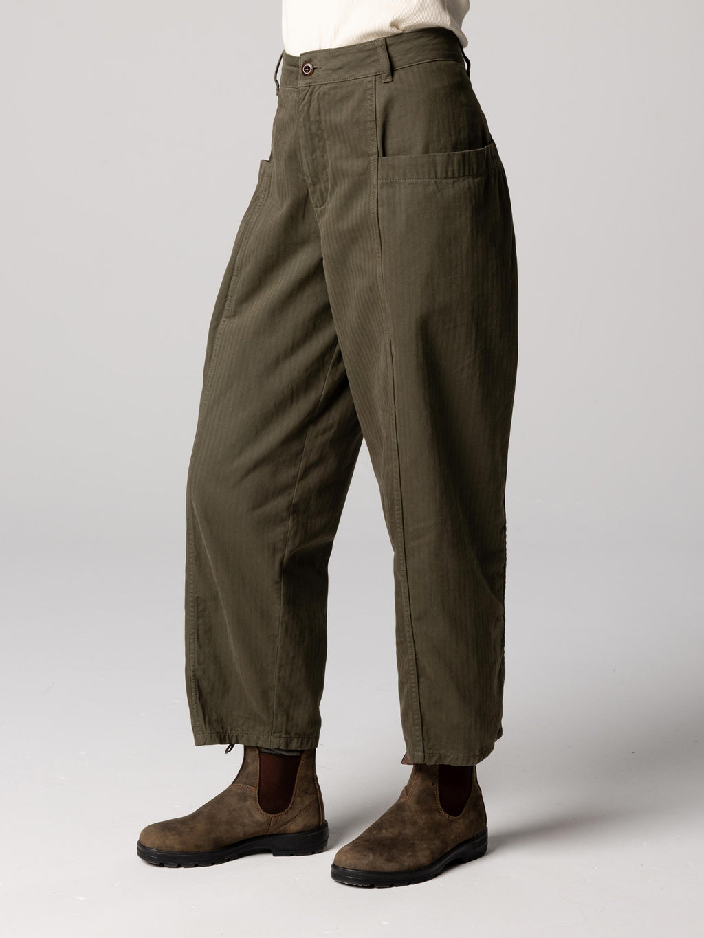 Women's Croft Workwear Barrel Trouser - Image 3