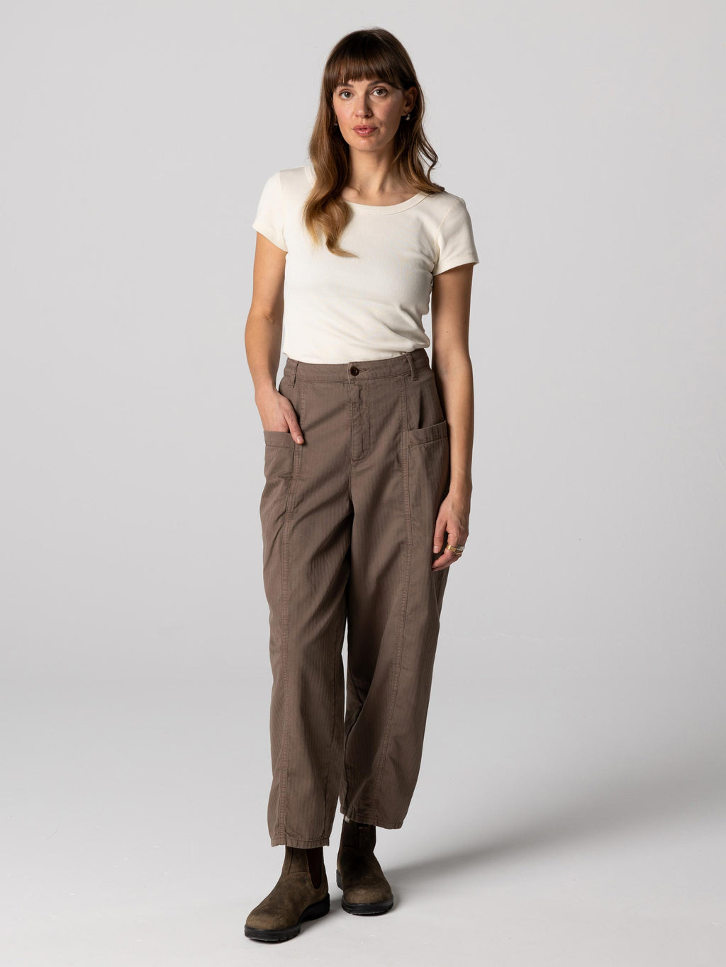 Women's Powes Ribbed T-shirt - Image 4