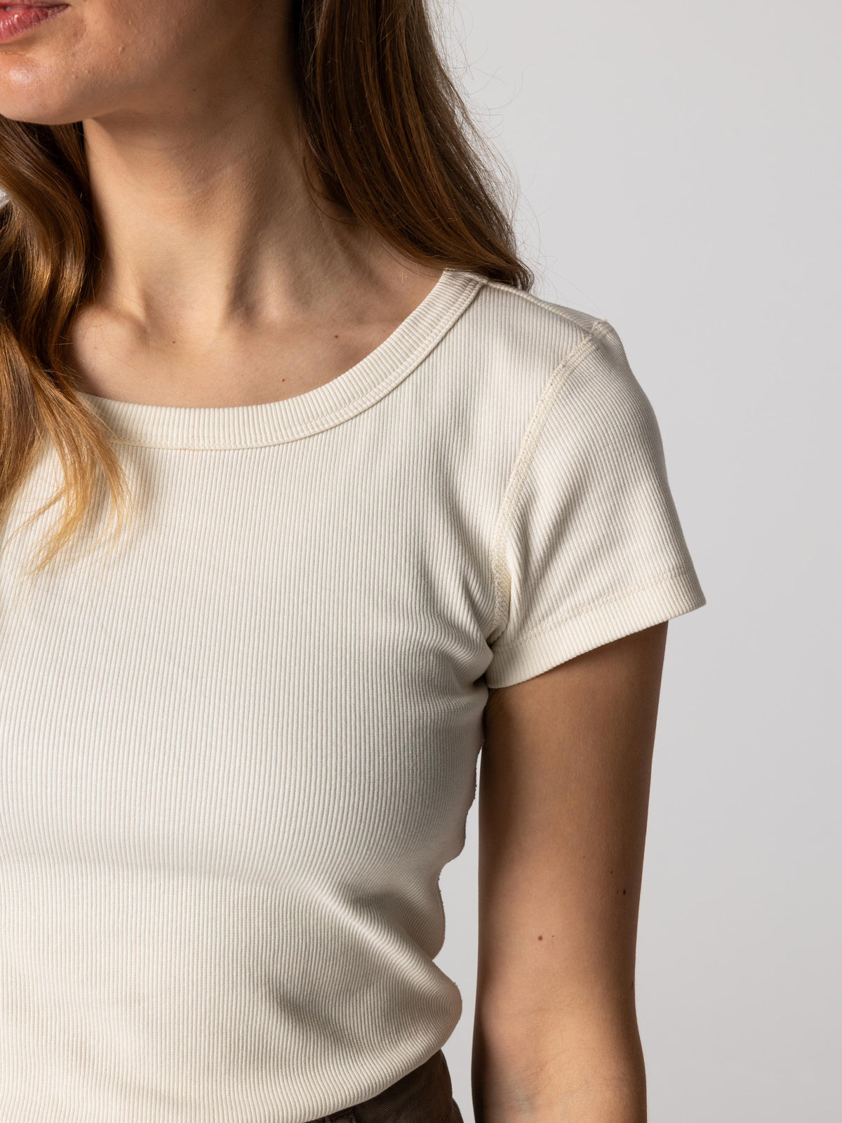 Women's Powes Ribbed T-shirt - Image 6