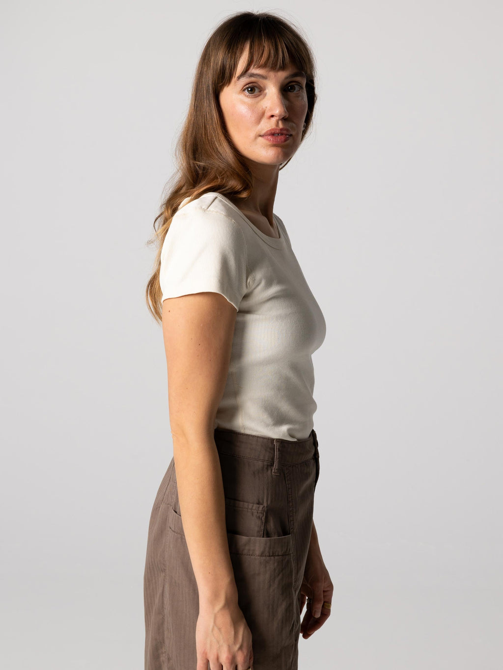 Women's Powes Ribbed T-shirt - Image 7