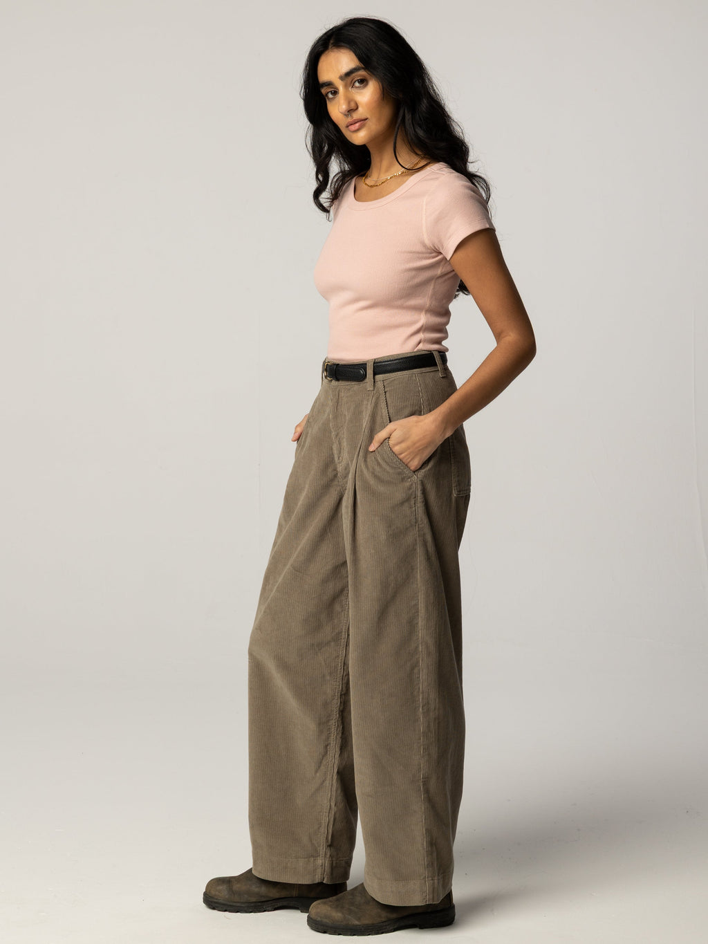 Women's Powes Ribbed T-shirt - Image 3