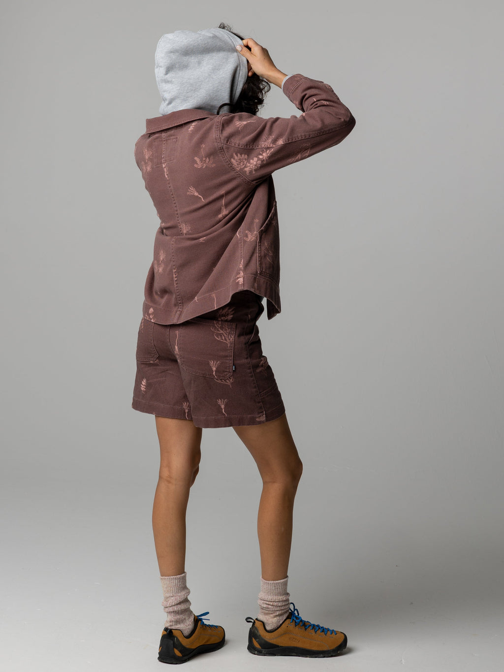 Women's Floral Marine Yarrel Printed Jacket - Image 5