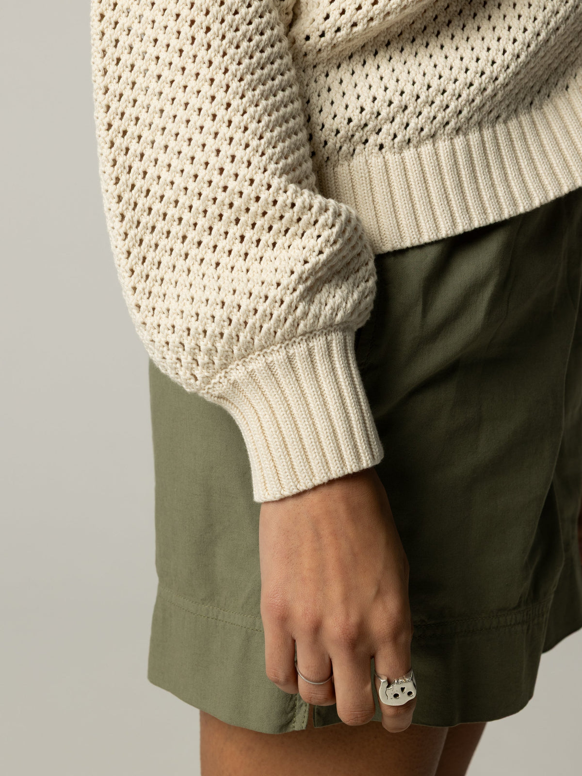 Women's Pol Open Stitch Cardigan - Image 6
