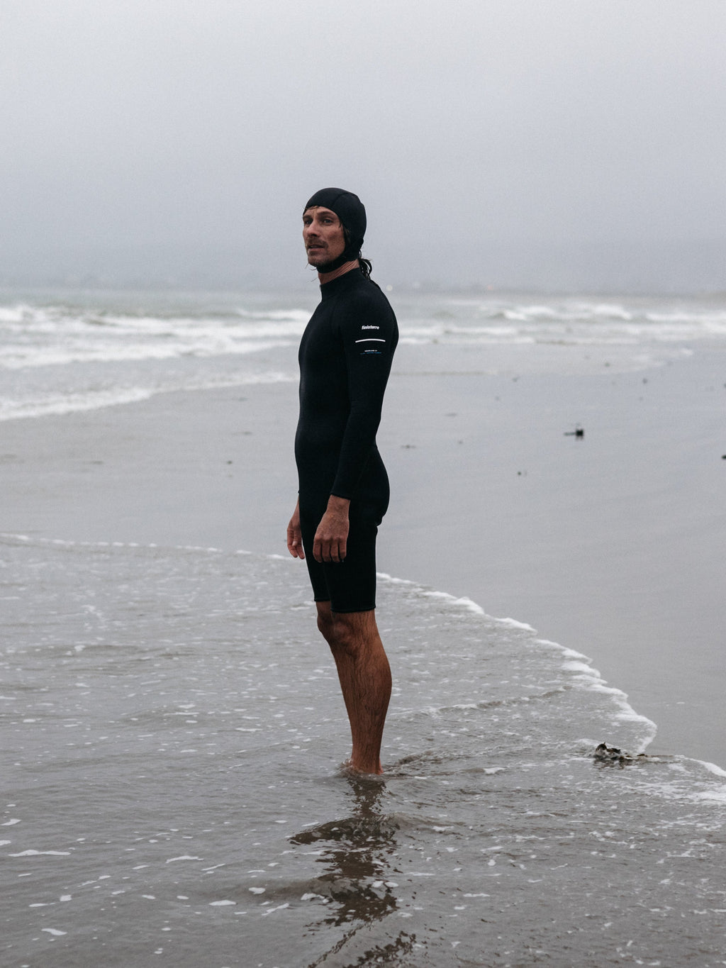Men's Nieuwland 2mm Yulex® Back Zip Long Sleeve Shorty Wetsuit - Image 5