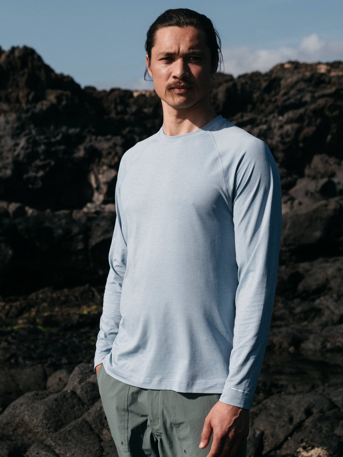 Men's Solar UPF Long Sleeve T-shirt - Image 2