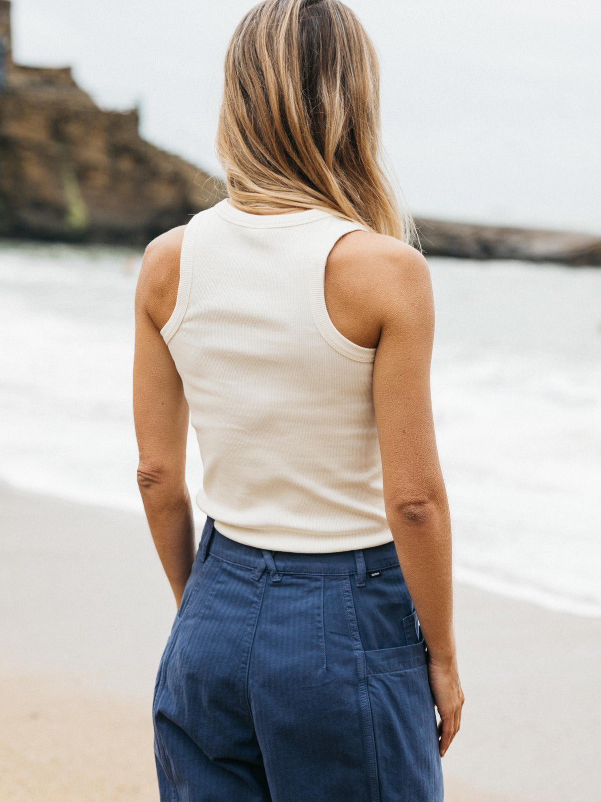 Women's Powes Ribbed Vest - Image 3