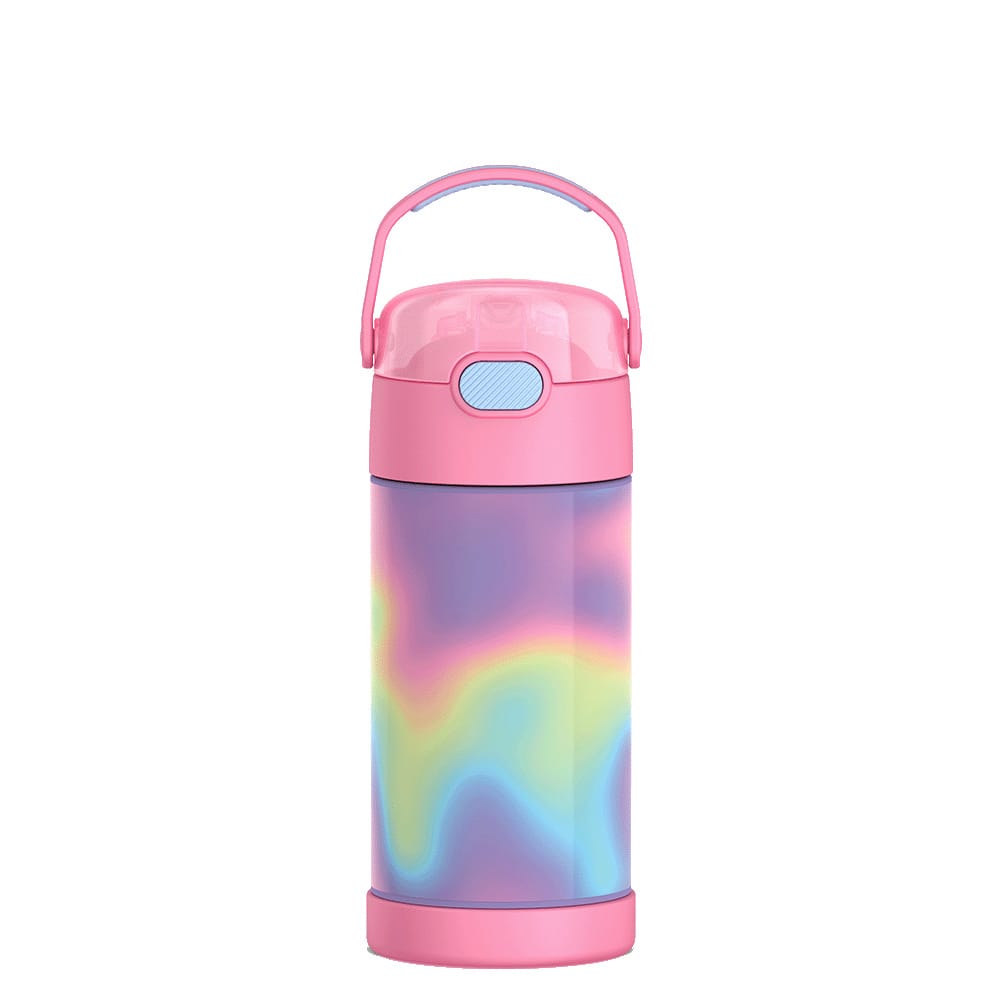Thermos FUNtainer Vacuum Insulated Stainless Steel Straw Water Bottle 12oz - Rainbow Cloud