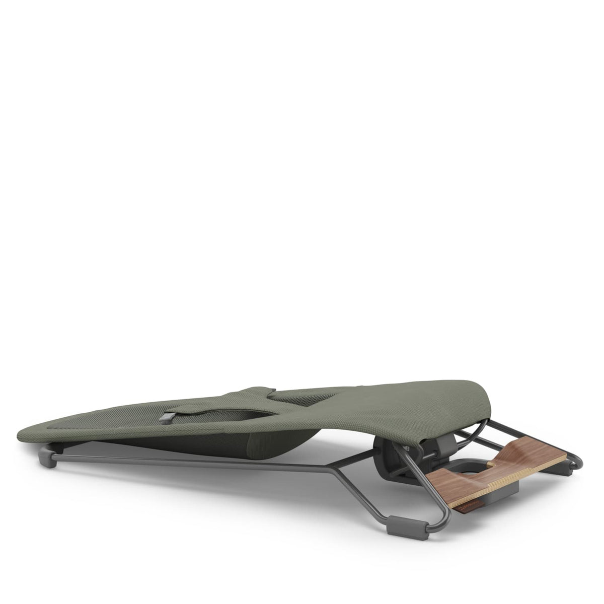UPPAbaby Mira 3-in-1 Bouncer - Maddie Green Soft Knit (Grey Shine / Walnut Wood) - Image 14