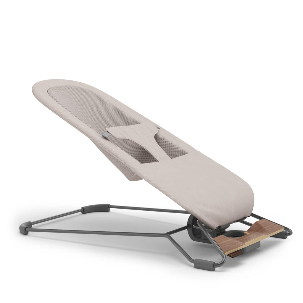 UPPAbaby Mira 3-in-1 Bouncer - Townsend Beige Soft Knit (Grey Shine / Walnut Wood) - Image 2
