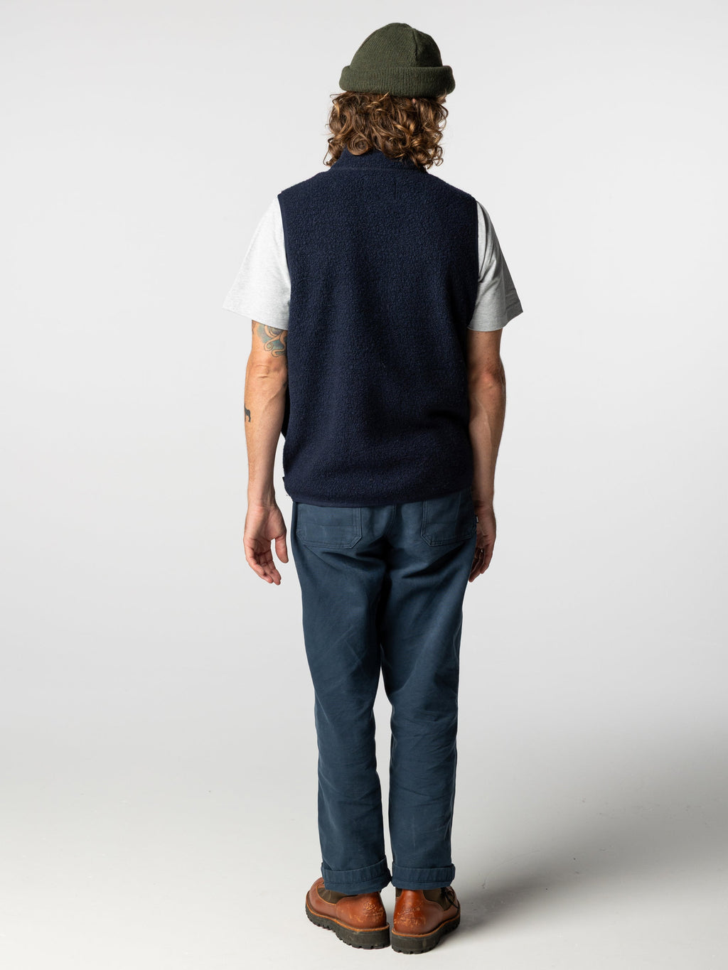 Men's Portell Wool Fleece Gilet - Image 5