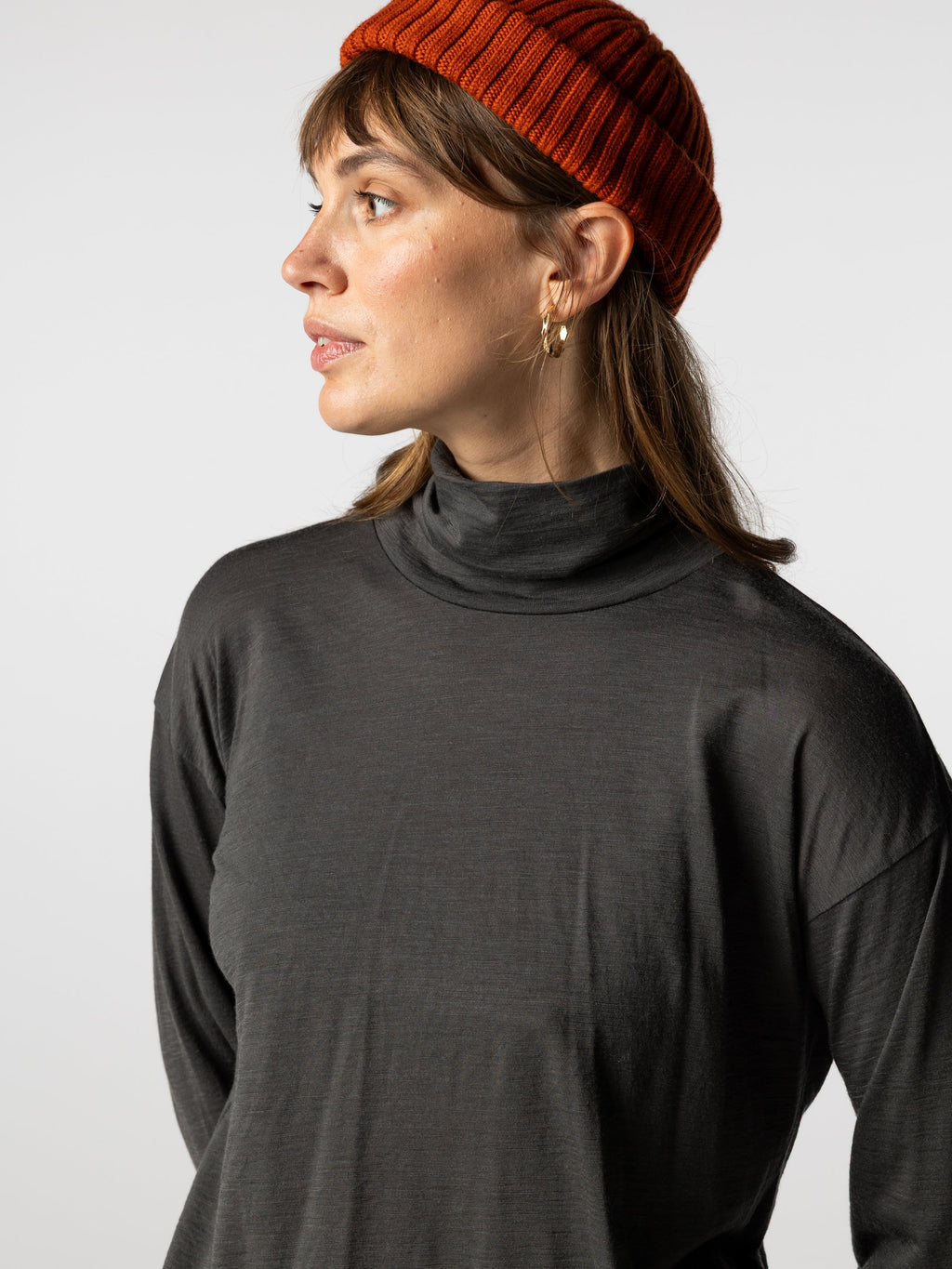 Women's Seeker Merino High Neck T-shirt - Image 3