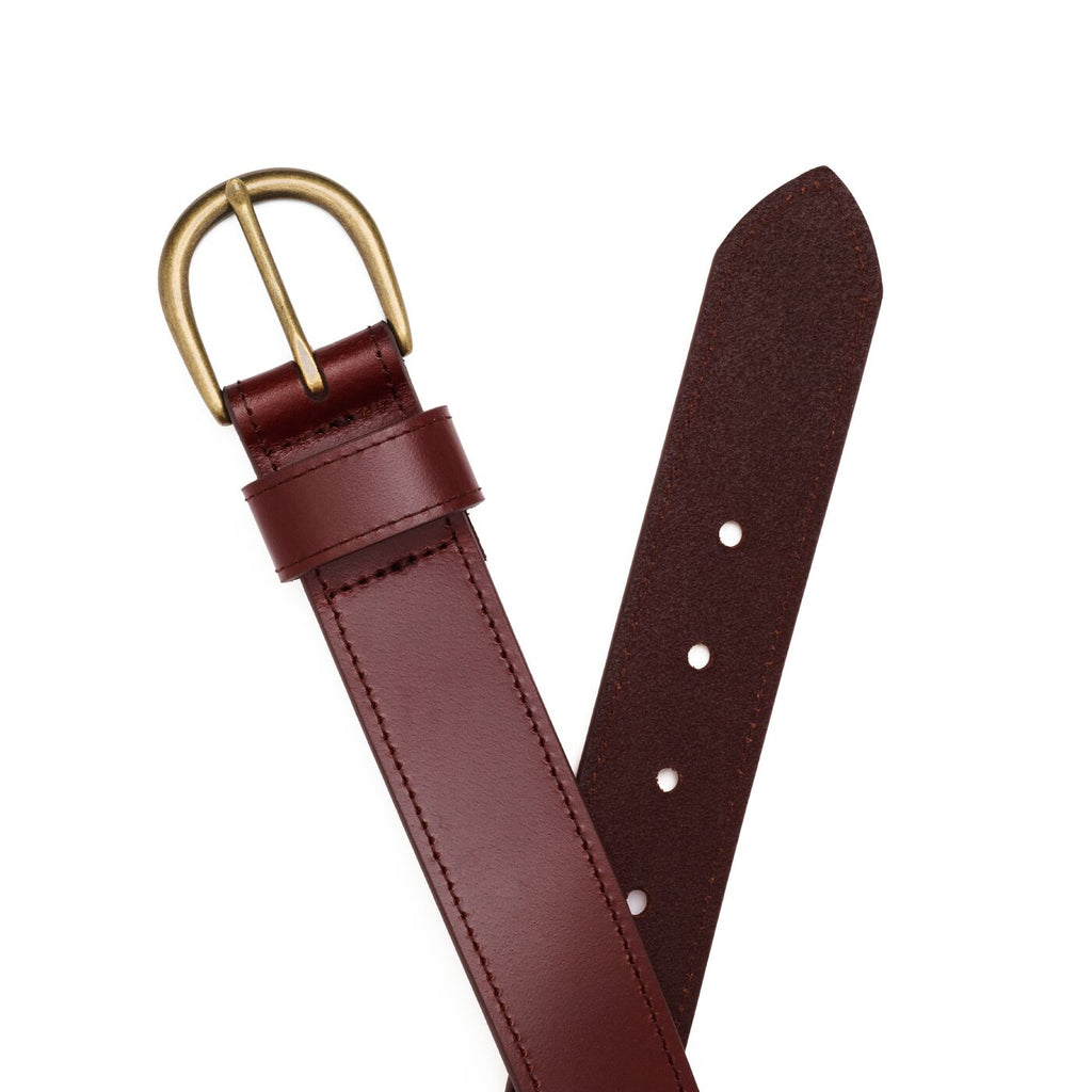 Women's Wide Loop Leather Belt - Image 8