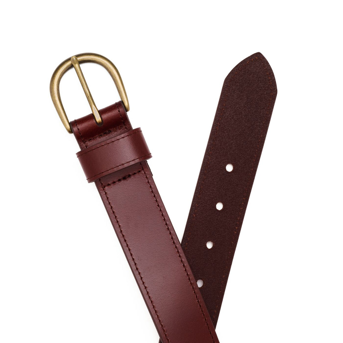 Women's Wide Loop Leather Belt - Image 8